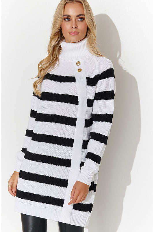 Rollkragenpullover model 187973 Makadamia