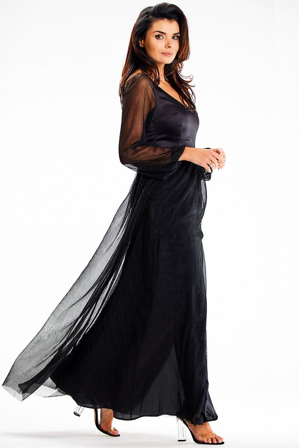 Langes Kleid model 189439 awama