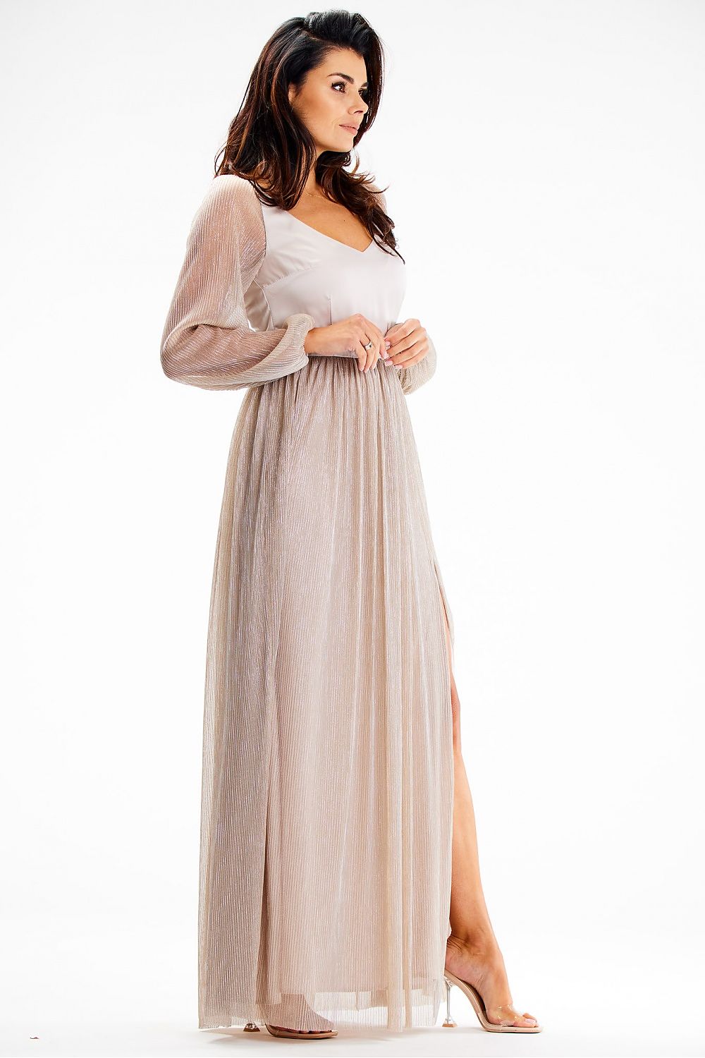 Langes Kleid model 189440 awama