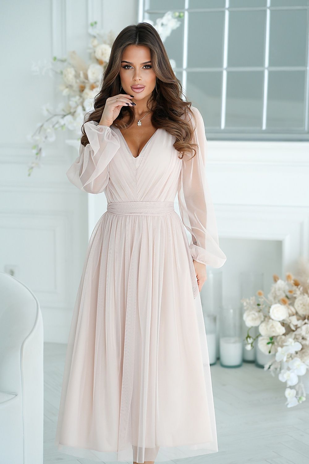 Abendkleid model 192874 Bicotone
