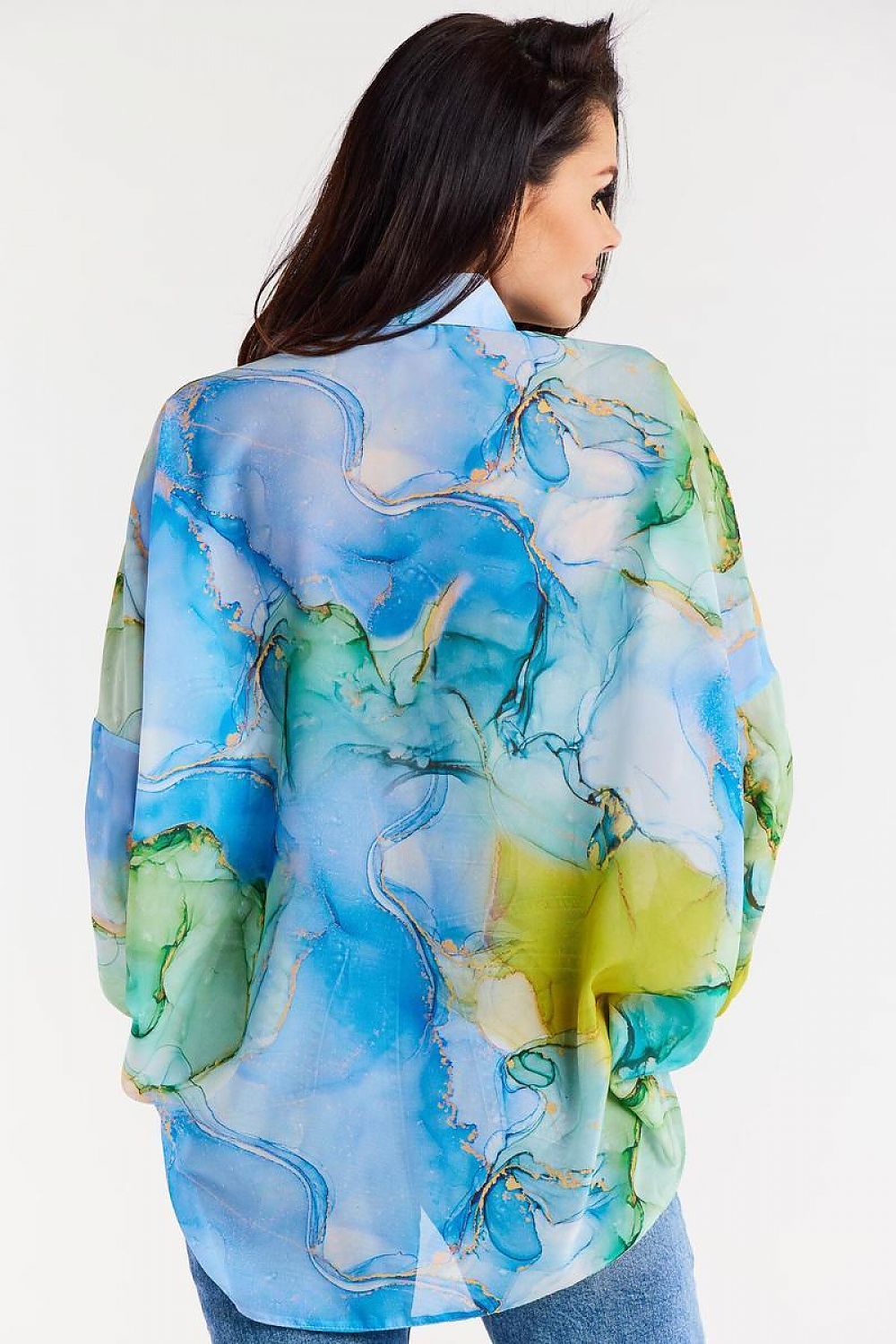 Langarm Hemd model 196618 awama