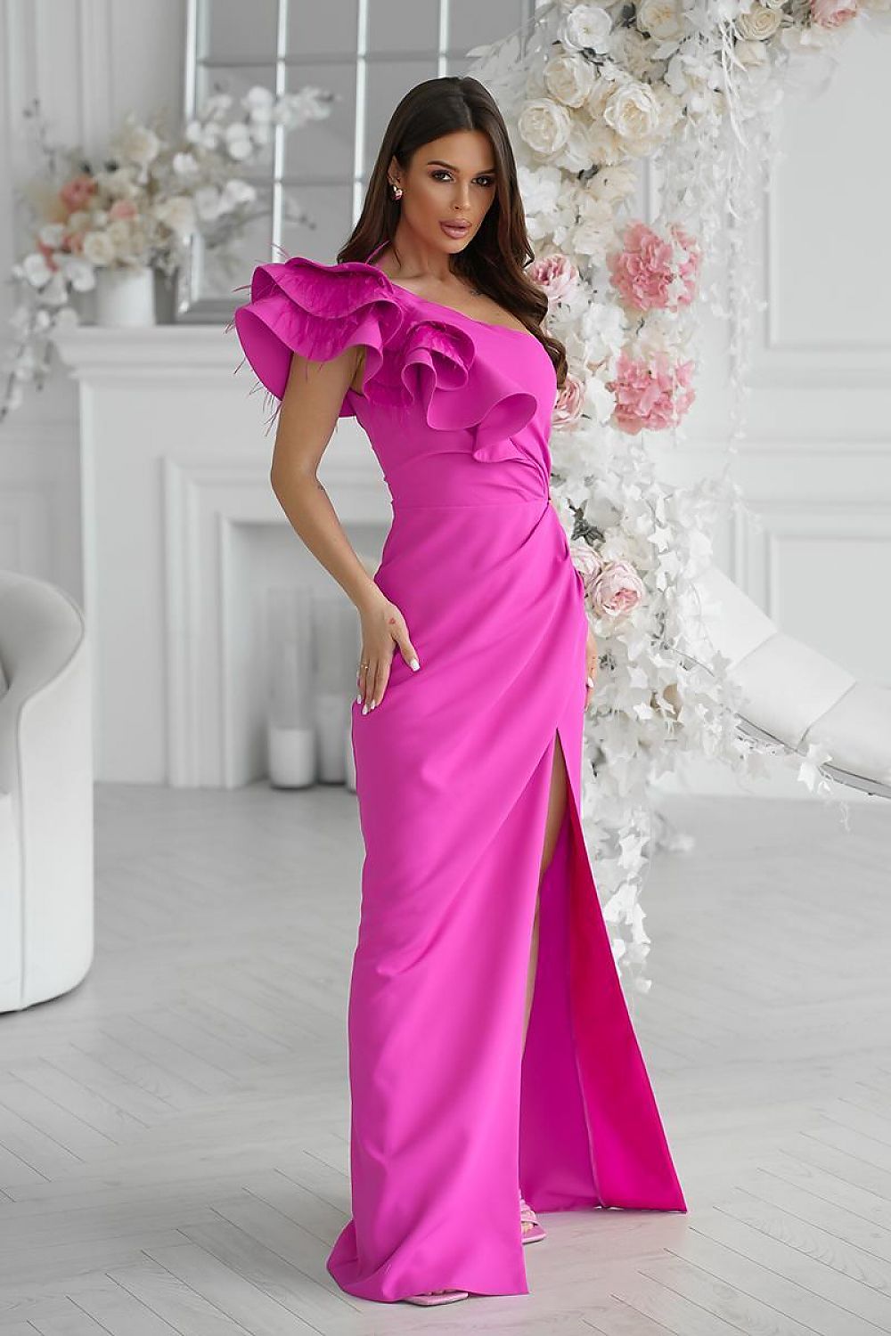 Langes Kleid model 197547 Bicotone