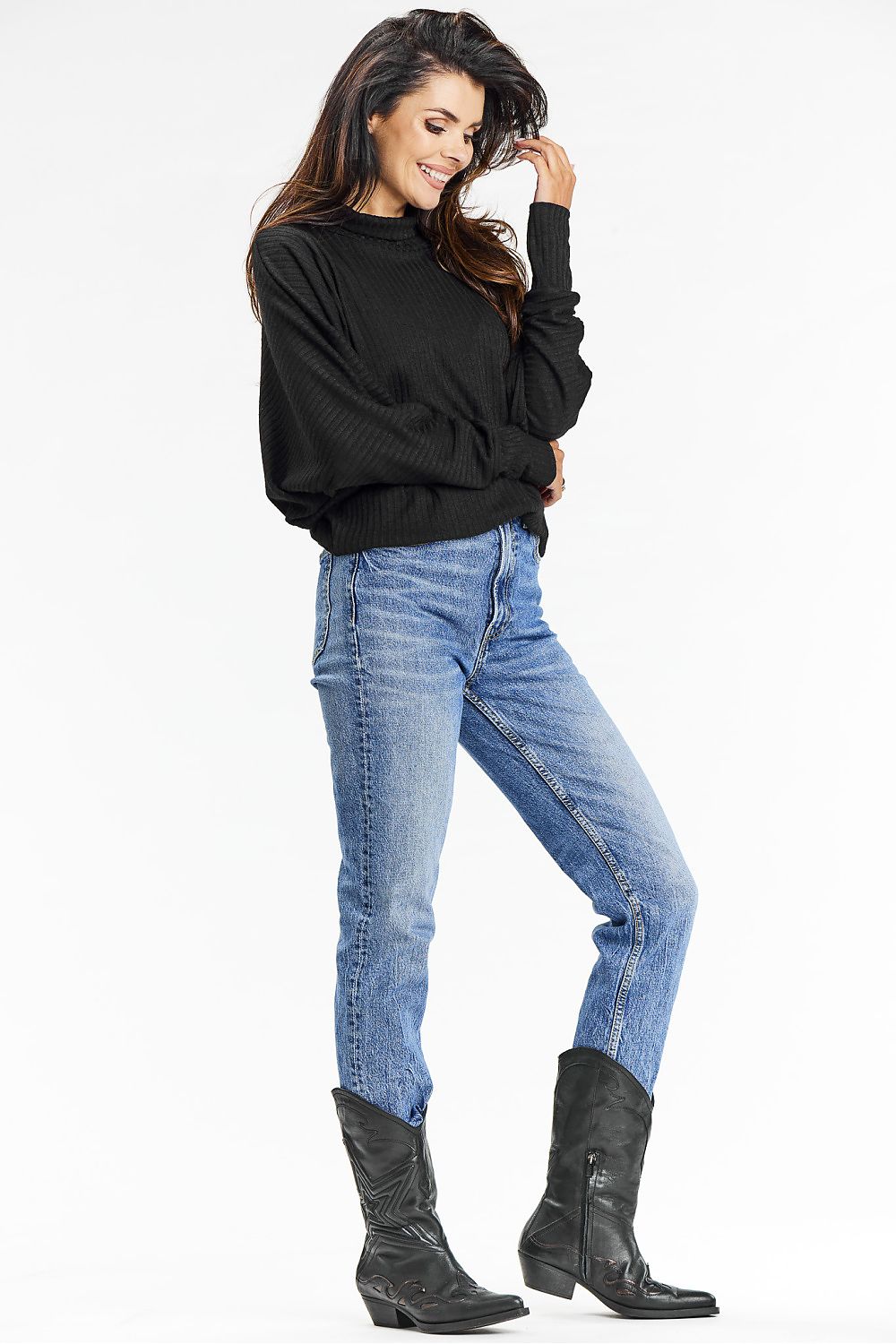 Rollkragenpullover model 200579 awama