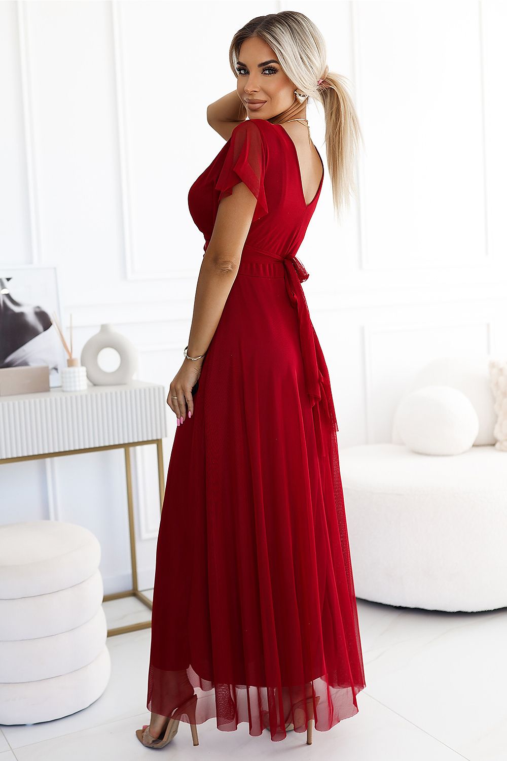 Langes Kleid model 202448 Numoco
