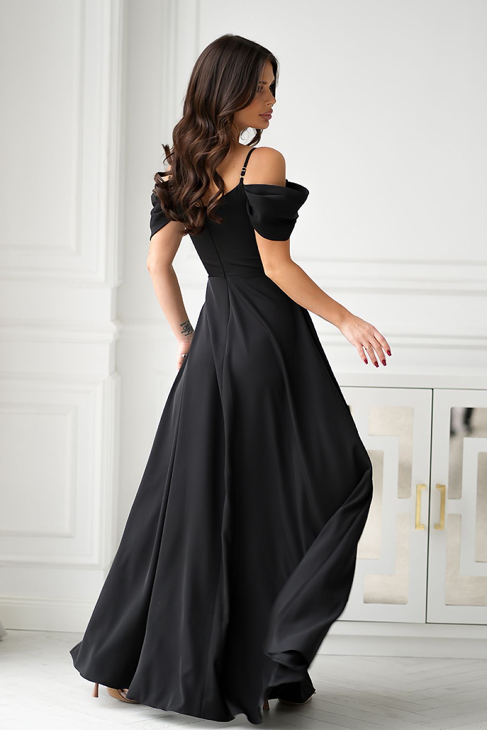 Langes Kleid model 203758 Bicotone