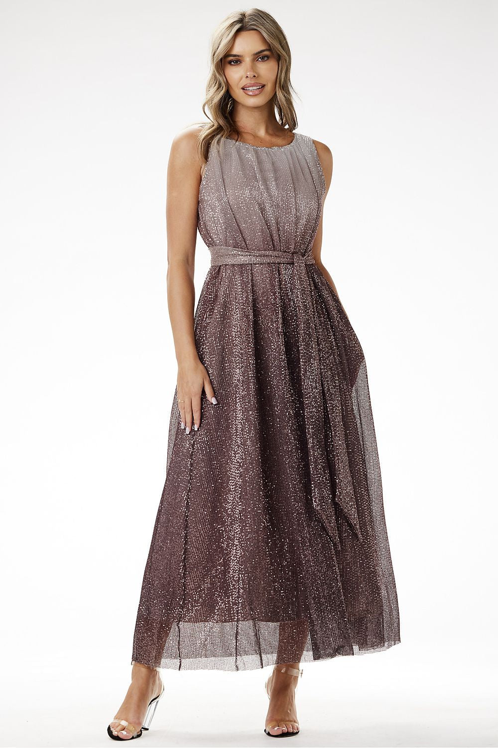 Langes Kleid model 204240 awama