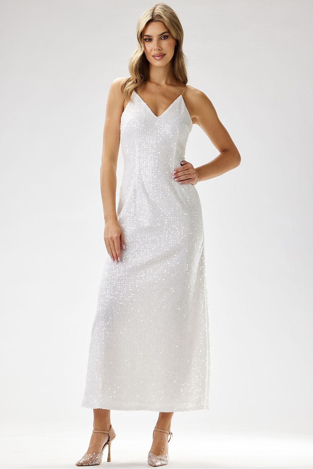 Langes Kleid model 204259 awama