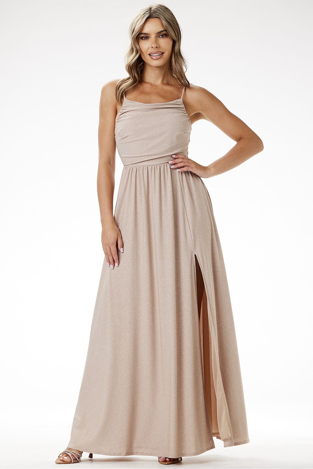 Langes Kleid model 204265 awama