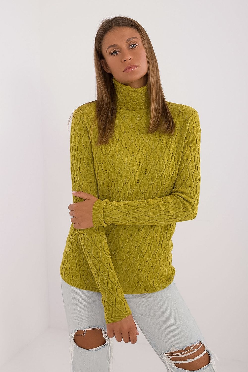 Rollkragenpullover model 208279 AT