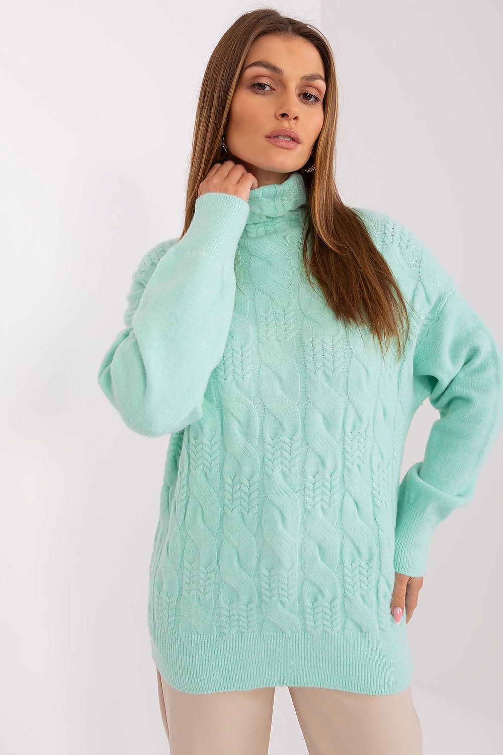 Rollkragenpullover model 208314 AT
