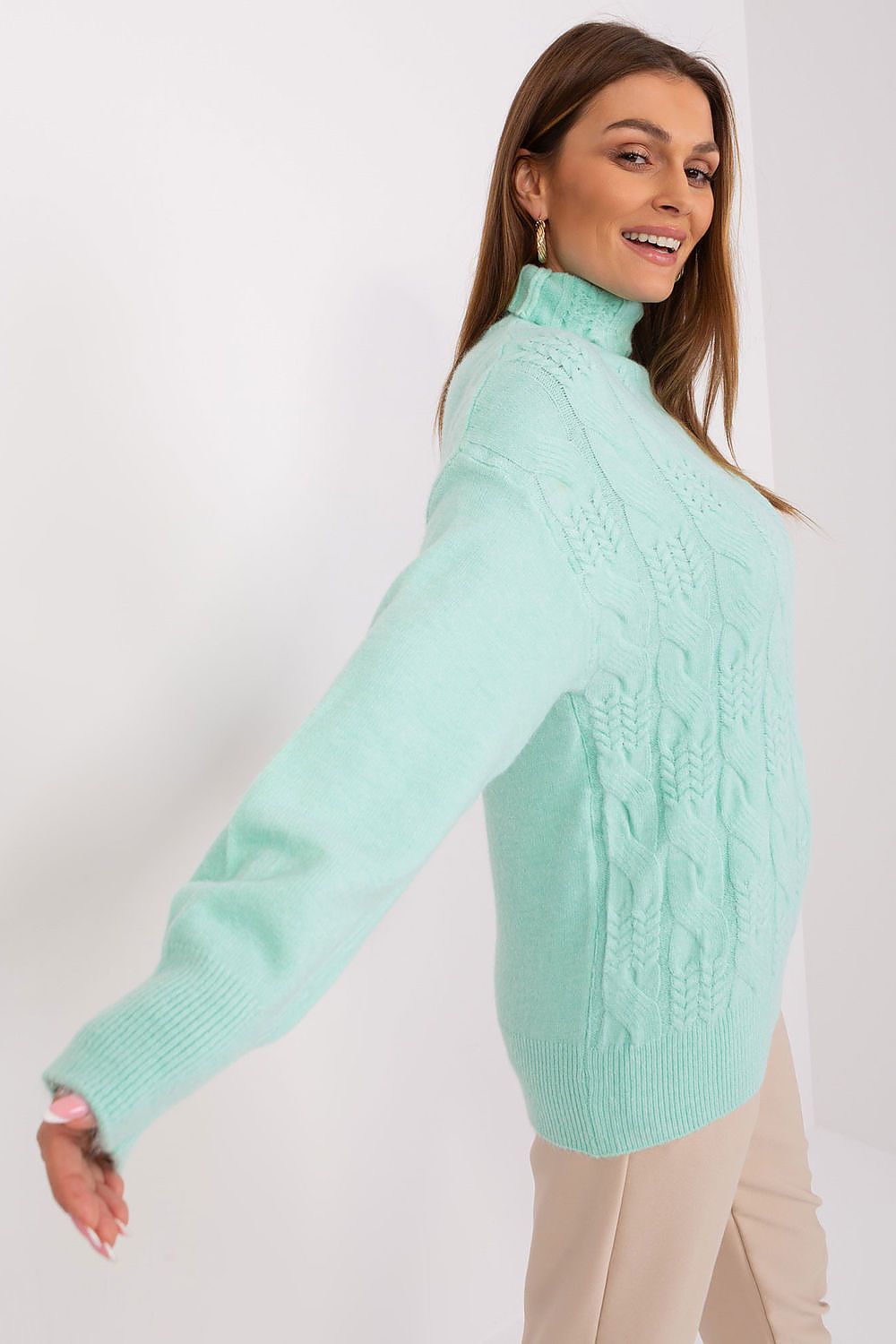 Rollkragenpullover model 208314 AT