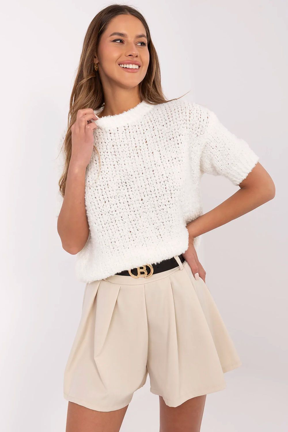 Kurzarm Pullover model 209708 Italy Moda