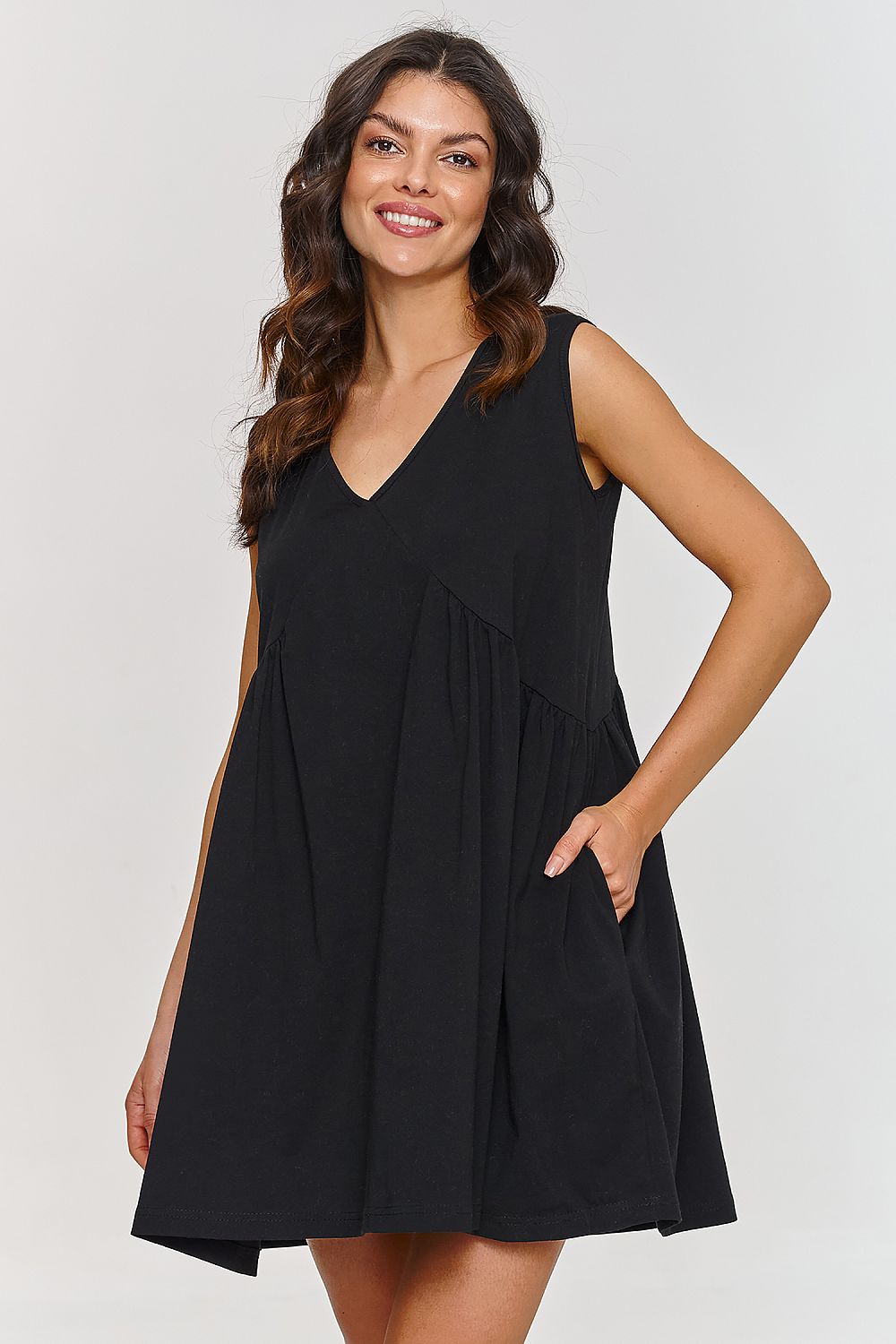 Alltagskleid model 209574 Makadamia