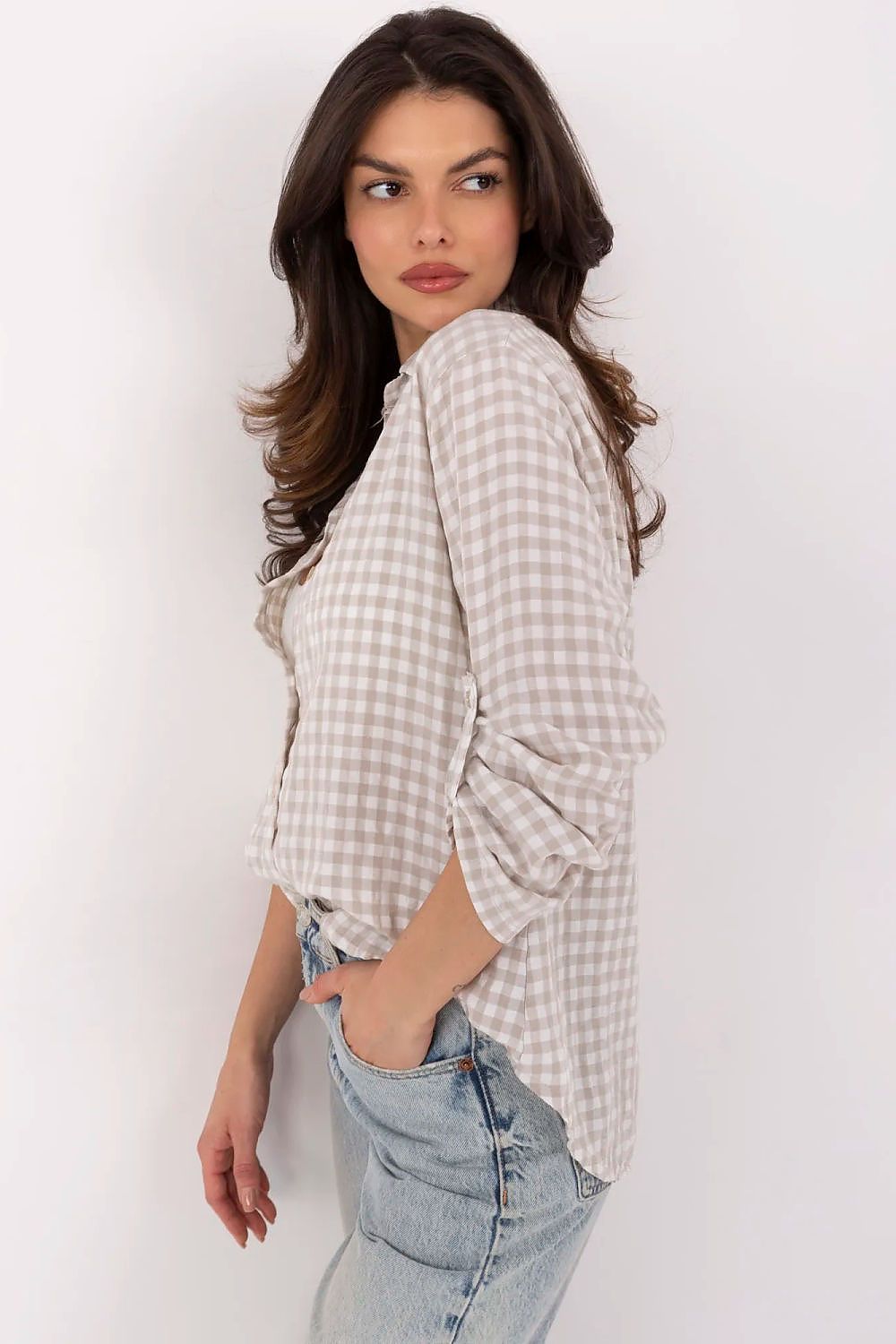 Langarm Hemd model 210003 Italy Moda