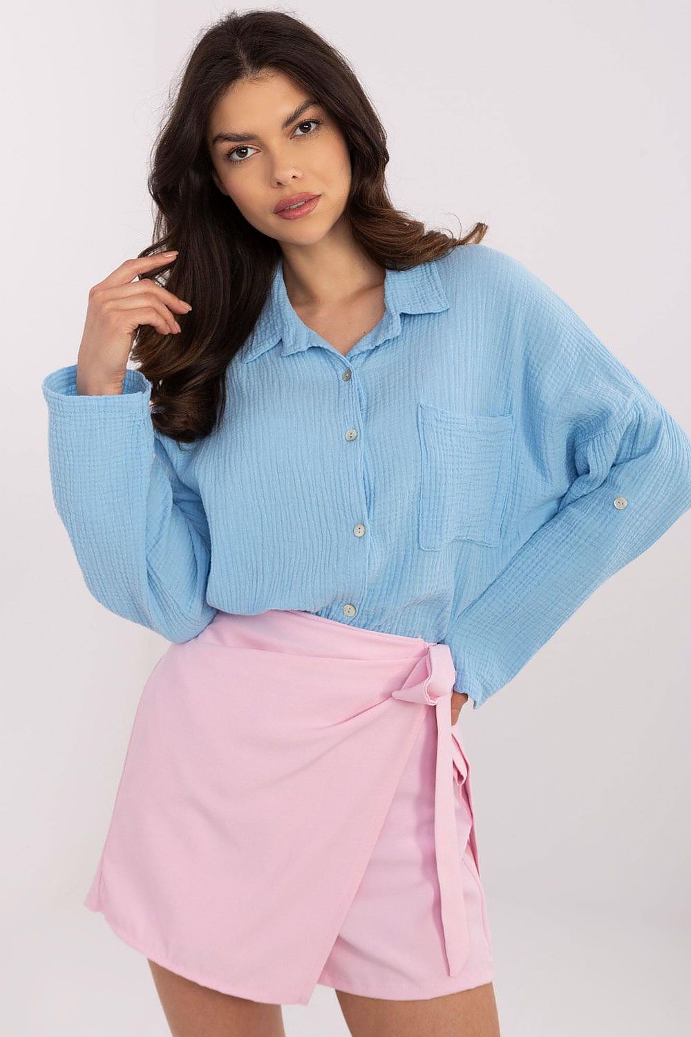 Langarm Hemd model 210010 Italy Moda