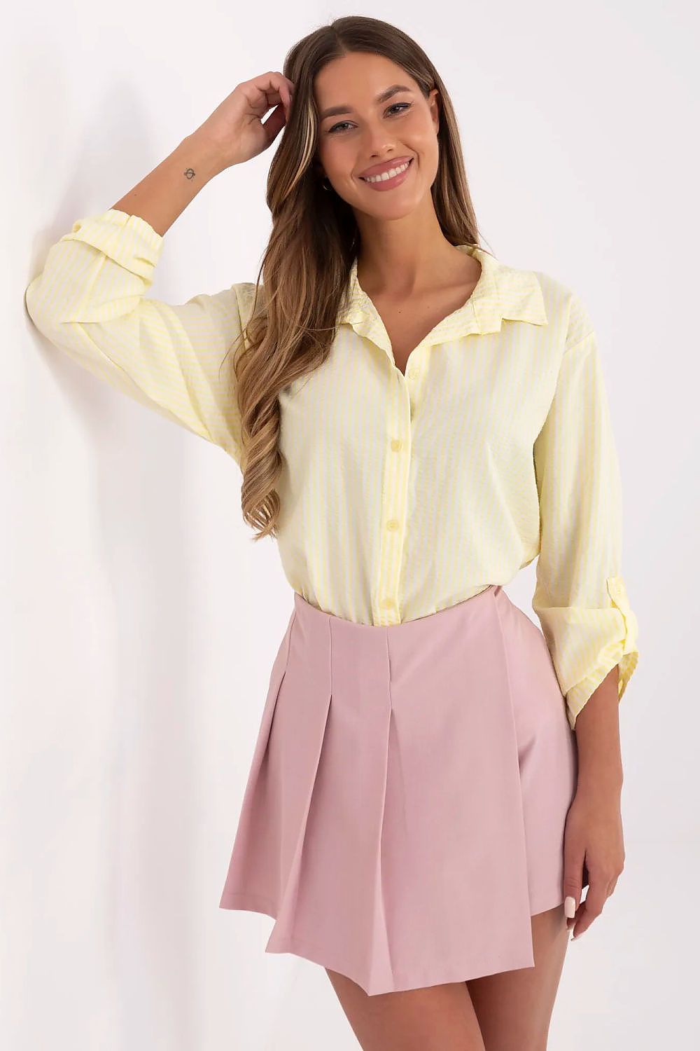 Langarm Hemd model 210018 Italy Moda