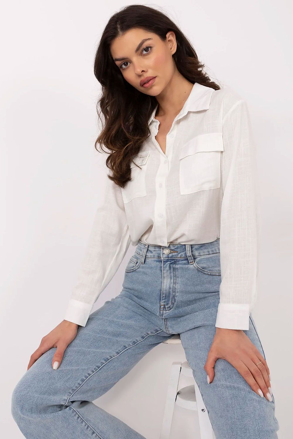 Langarm Hemd model 211481 NM