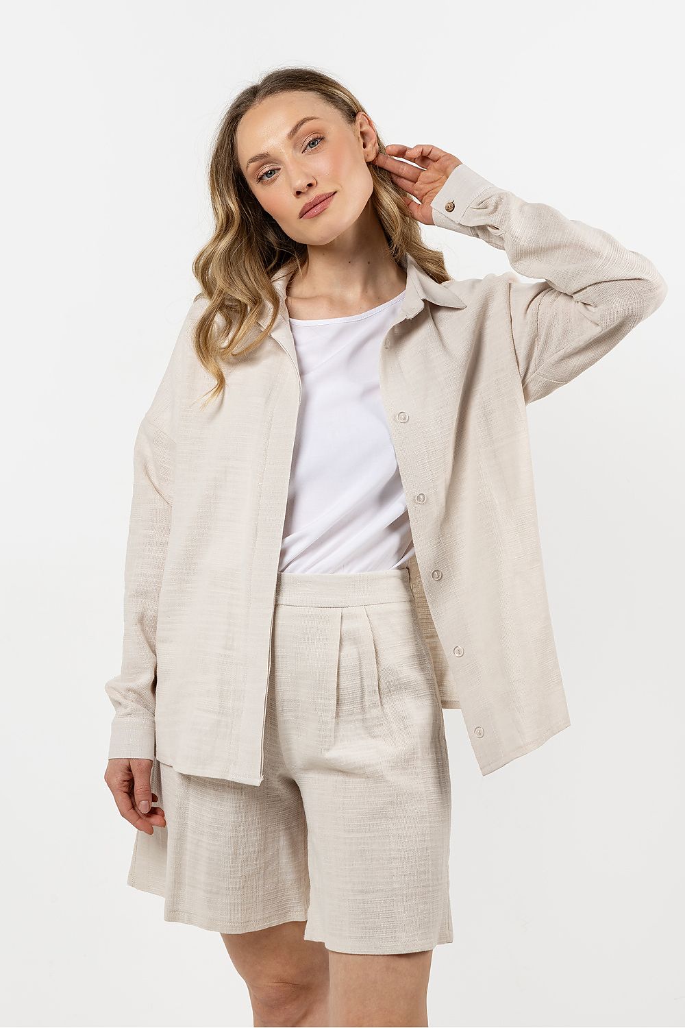 Langarm Hemd model 212191 awama