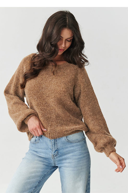 Pullover model 217385 Makadamia
