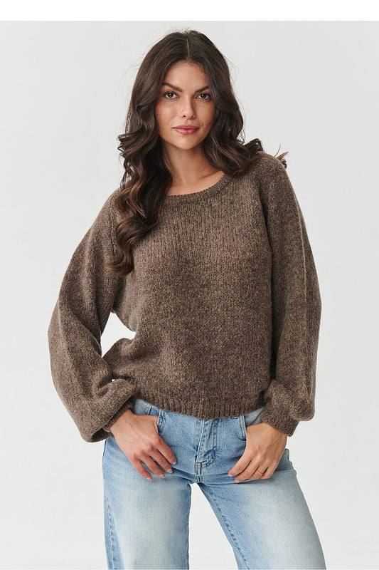 Pullover model 217388 Makadamia