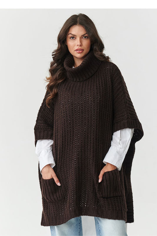 Rollkragenpullover model 217654 Makadamia