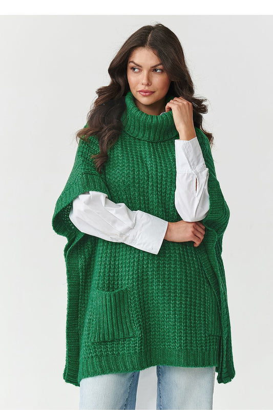 Rollkragenpullover model 217655 Makadamia