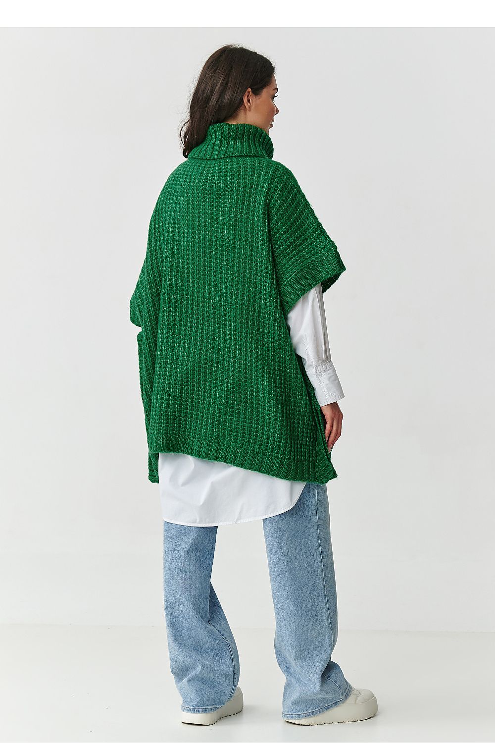 Rollkragenpullover model 217655 Makadamia