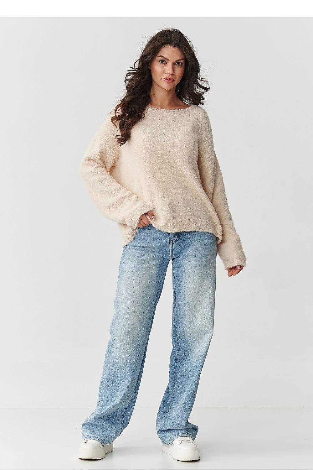 Pullover model 218807 Makadamia
