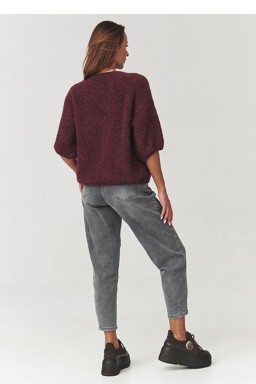 Pullover model 219721 Makadamia