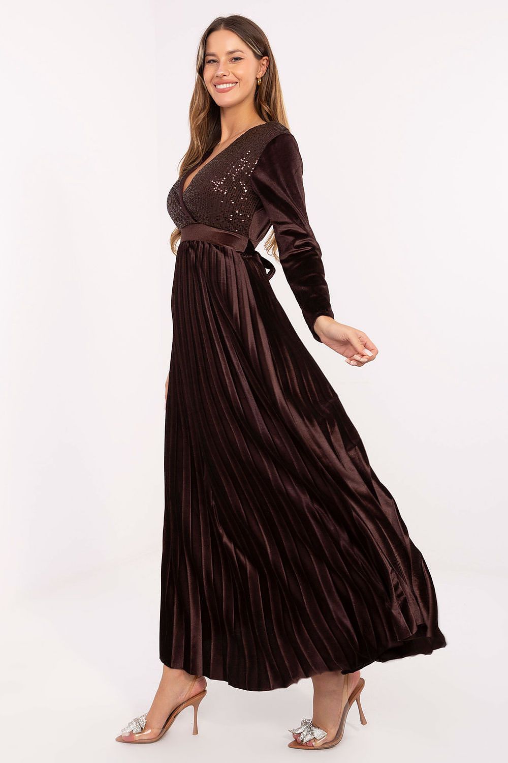 Langes Kleid model 220046 Italy Moda