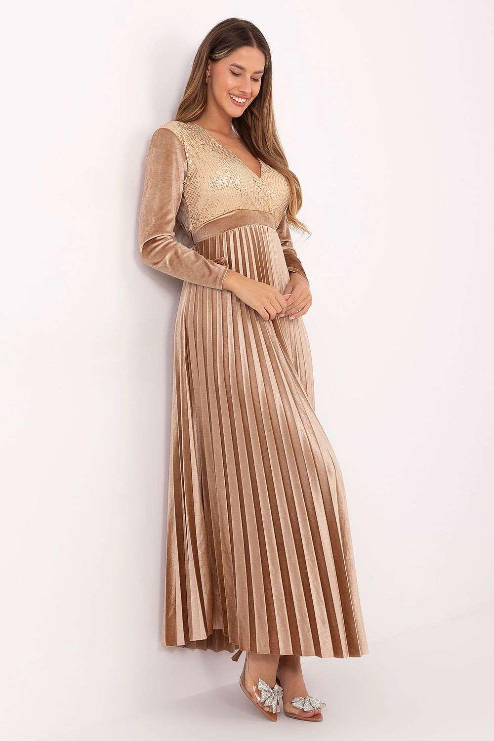 Langes Kleid model 220048 Italy Moda
