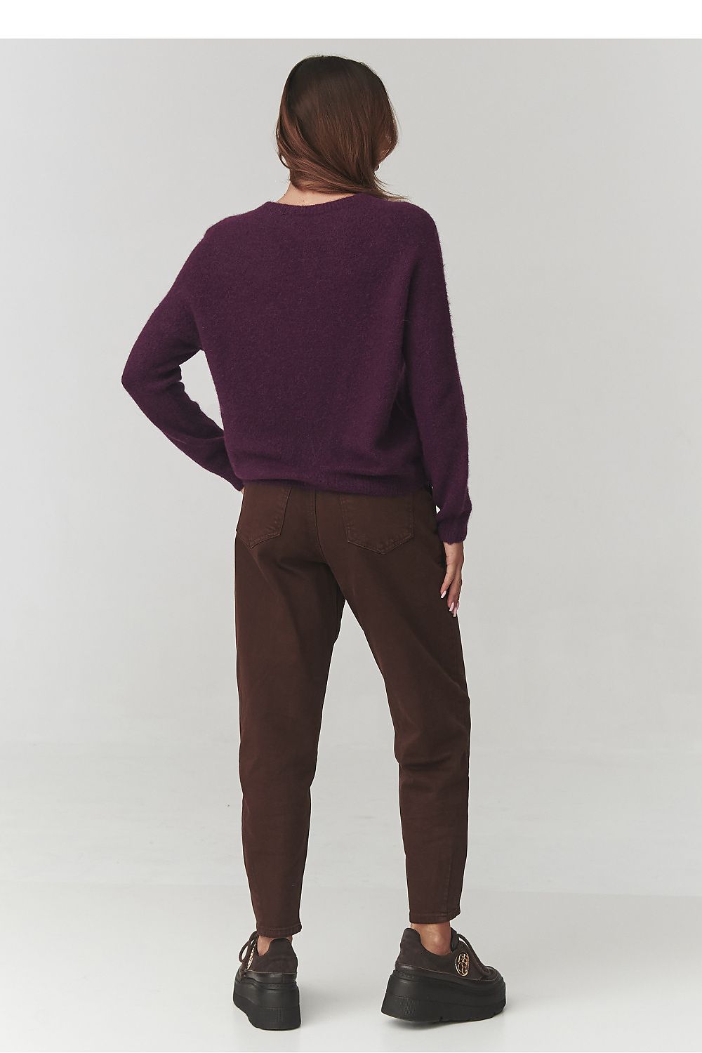 Pullover model 220790 Makadamia