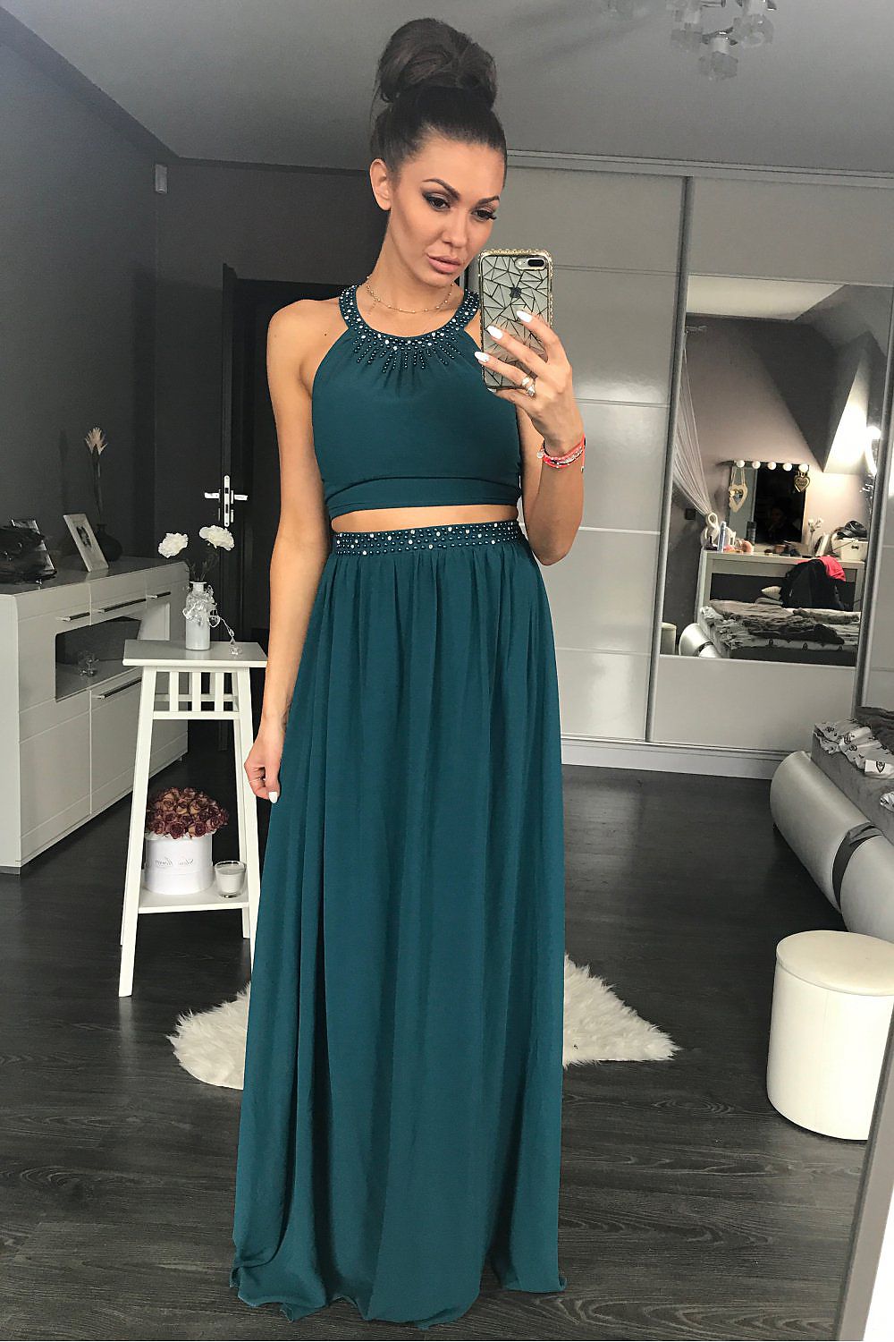 Langes Kleid model 105251 YourNewStyle