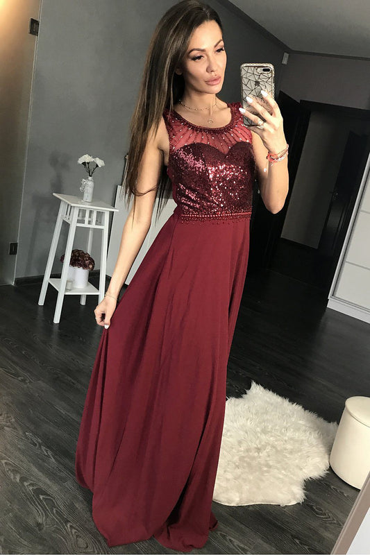 Langes Kleid model 105254 YourNewStyle