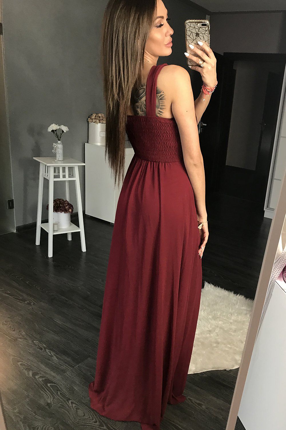 Langes Kleid model 105254 YourNewStyle