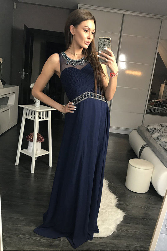 Langes Kleid model 105272 YourNewStyle