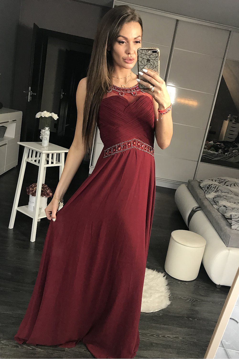 Langes Kleid model 105274 YourNewStyle