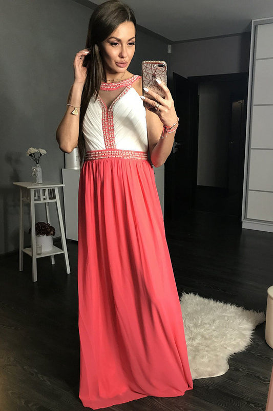 Langes Kleid model 105280 YourNewStyle