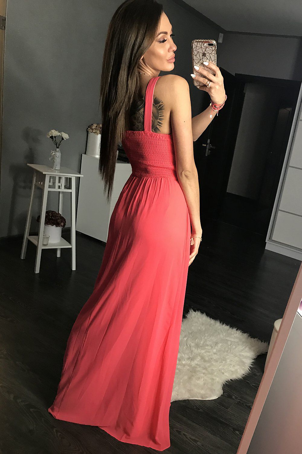 Langes Kleid model 105280 YourNewStyle