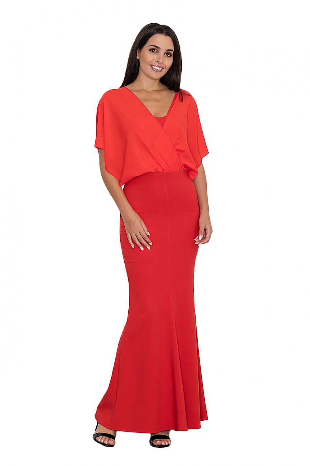 Langes Kleid model 111036 Figl