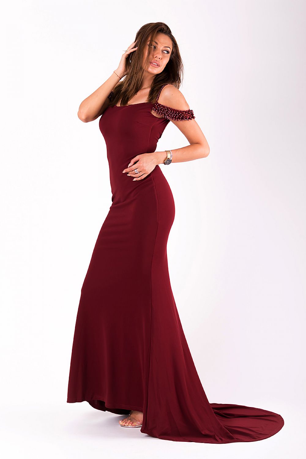 Langes Kleid model 126192 YourNewStyle