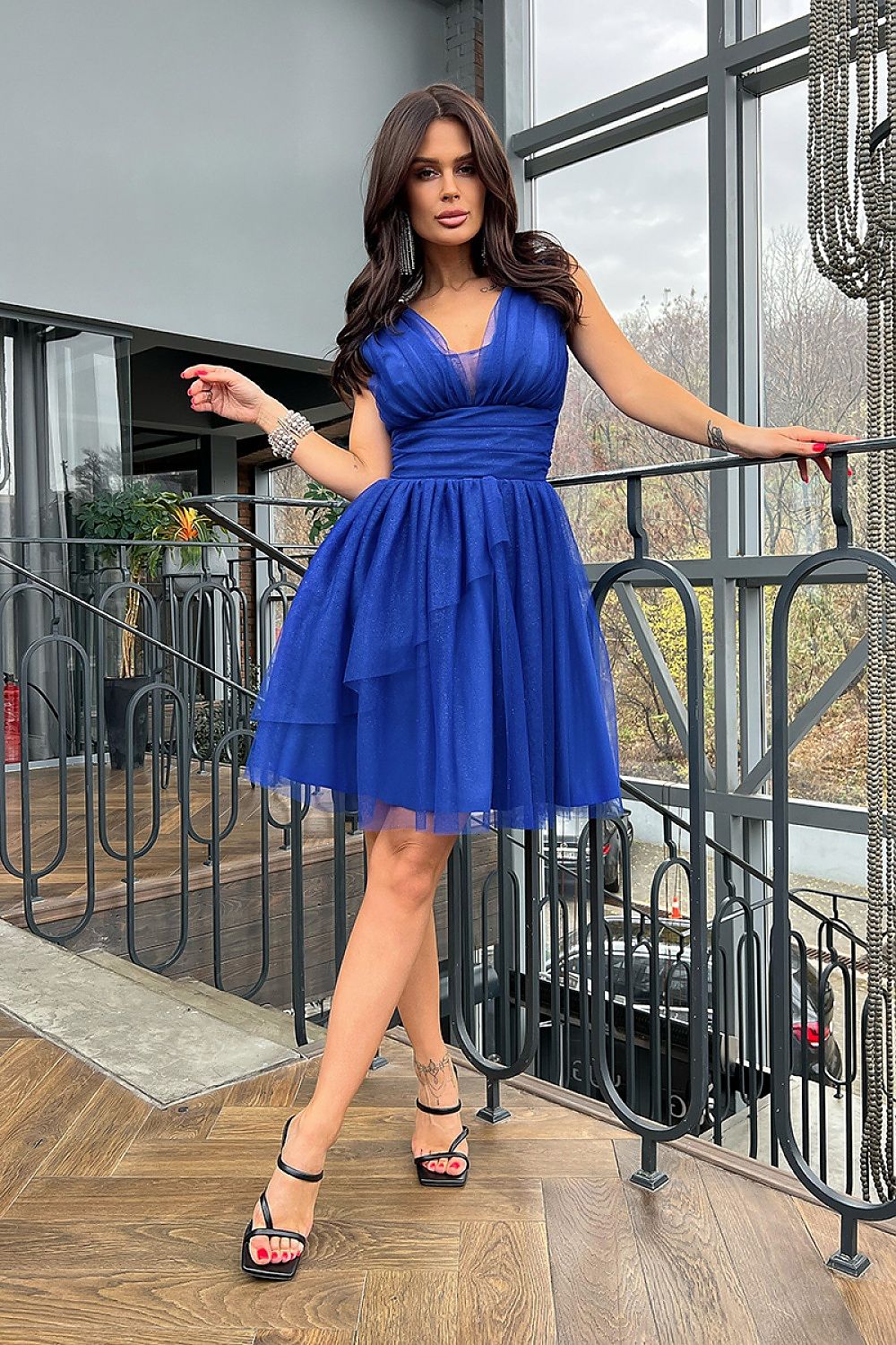 Abendkleid model 174025 Bicotone