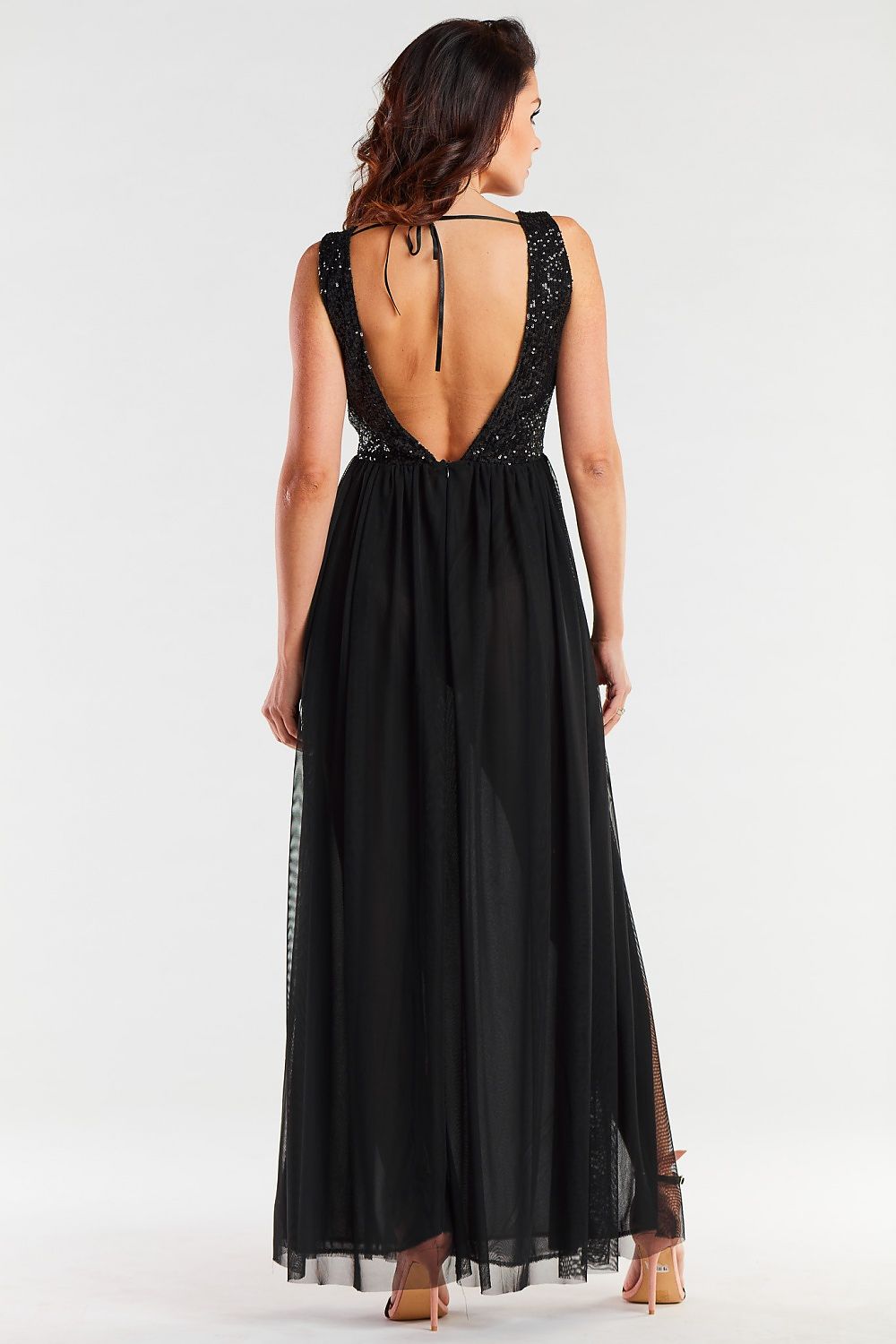 Langes Kleid model 174301 awama