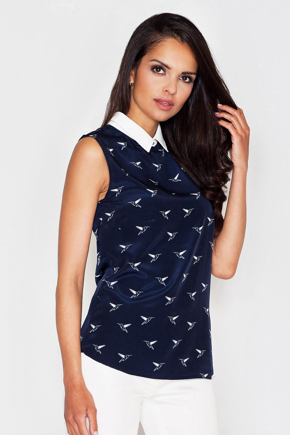 Bluse model 43839 Figl