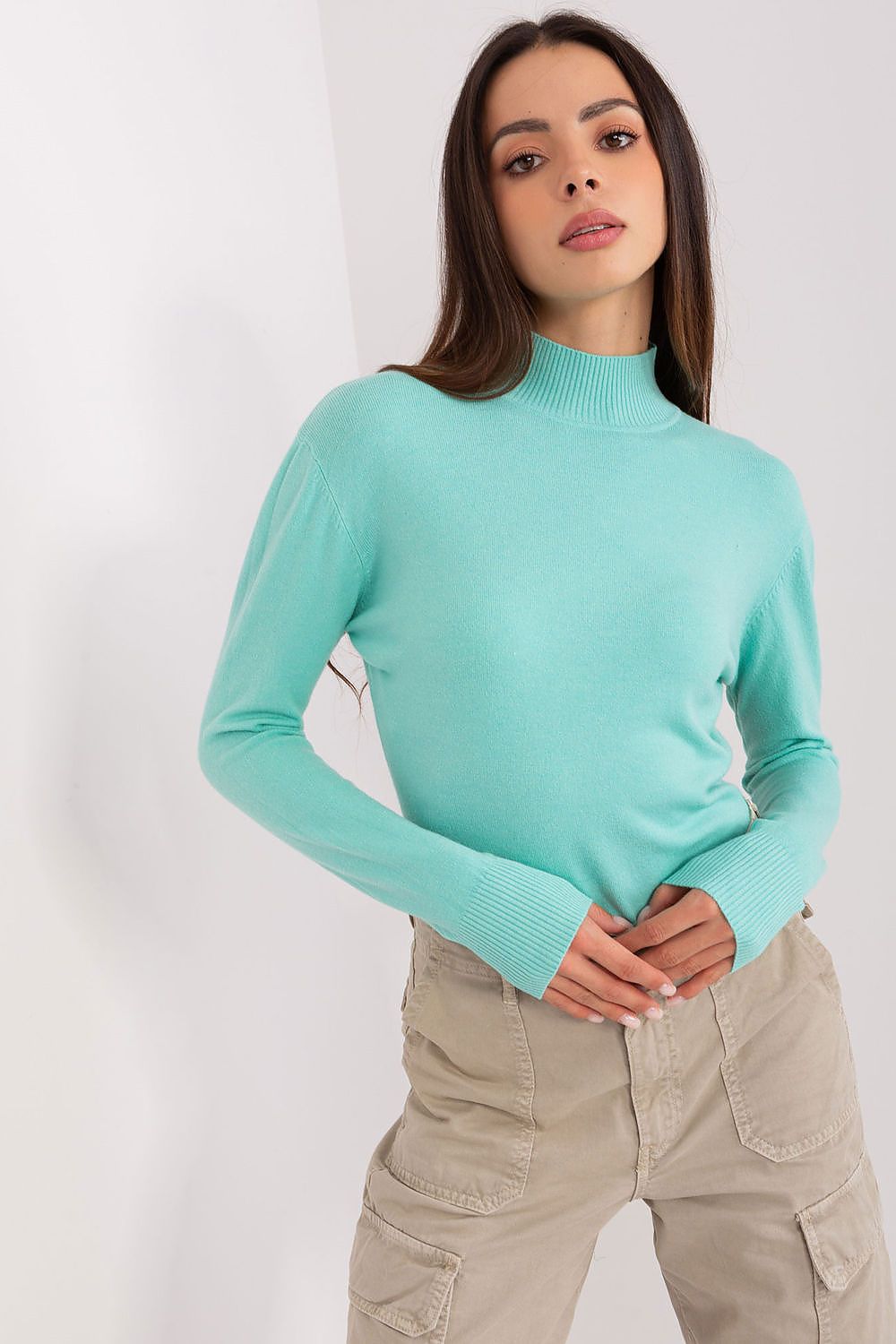 Rollkragenpullover model 185539 Factory Price