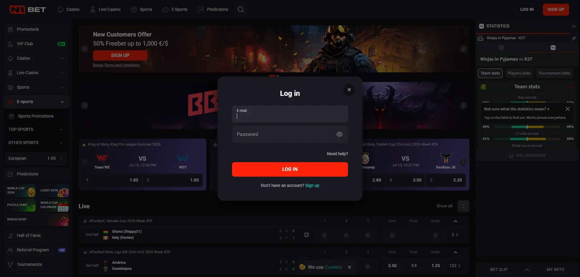N1Bet Login &ndash; Desktop und Mobile App f&uuml;r iOS und Android