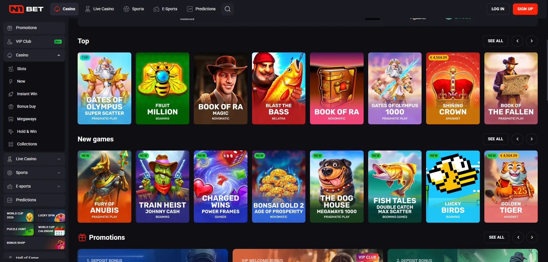 N1Bet Casino Slots und Live-Spiele &ndash; &uuml;ber 10.000 Titel verf&uuml;gbar