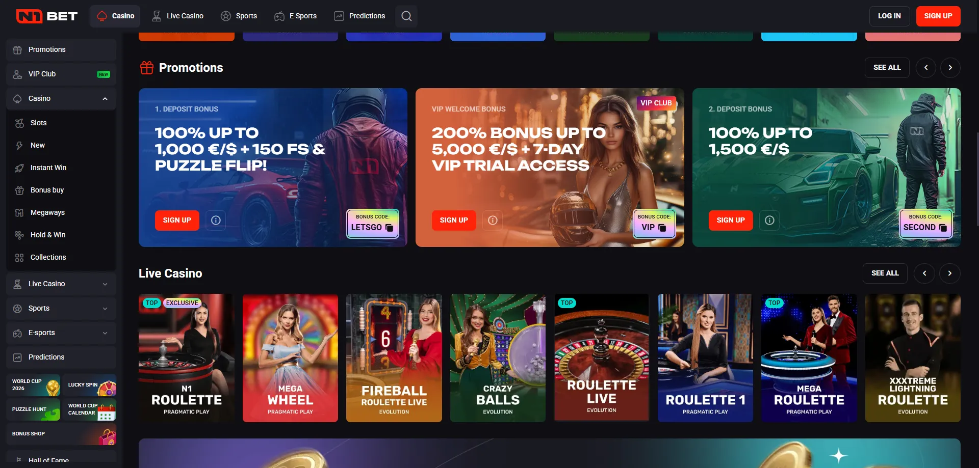N1Bet Bonusangebote 2026 &ndash; Willkommensbonus, Freispiele und VIP