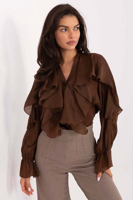 Langarm Hemd model 218415 Rue Paris