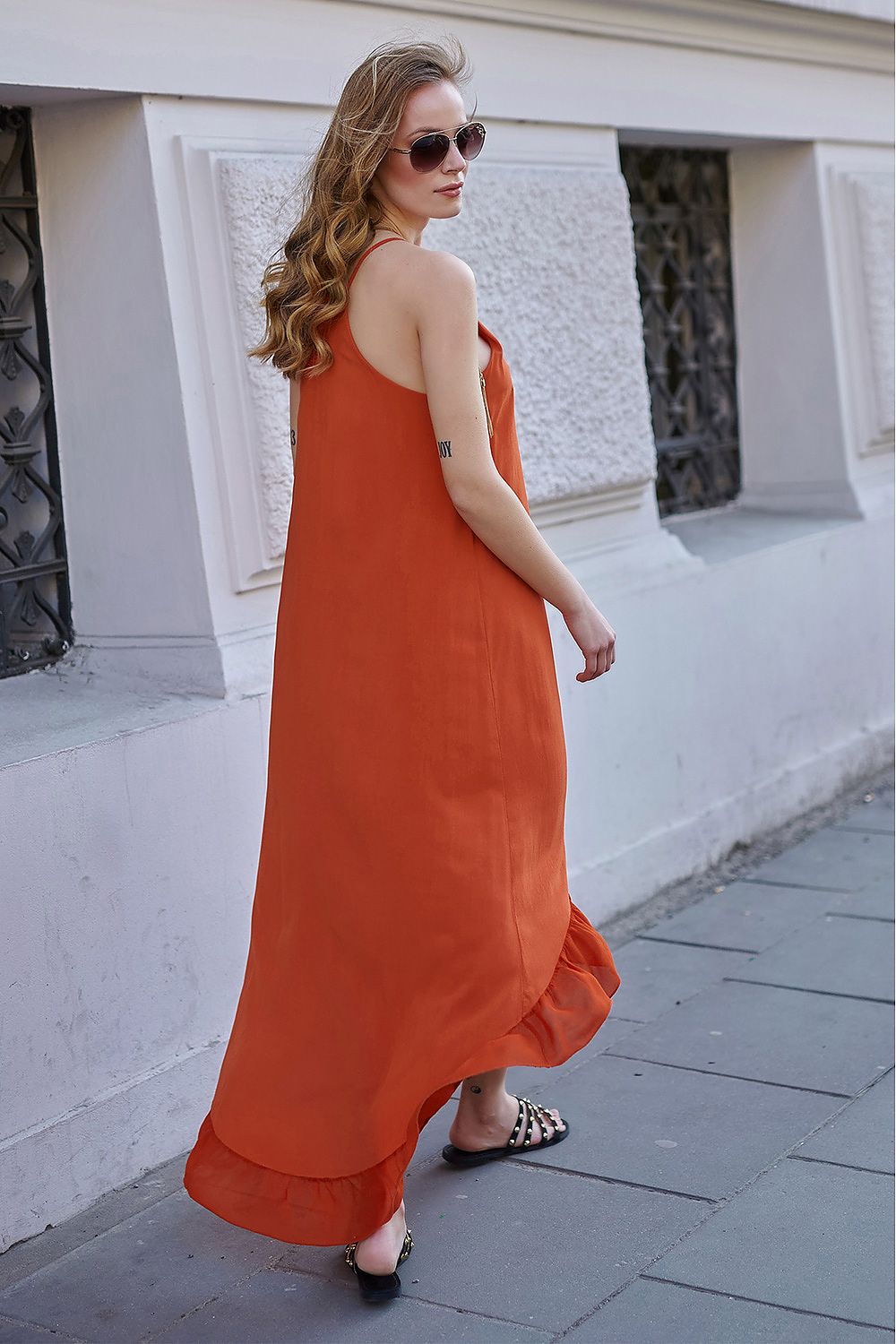  Alltagskleid model 145599 Makadamia 